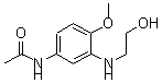 CAS 登录号：63494-13-3， N-[3-[(2-羟基乙基)氨基]-4-甲氧基苯基]-乙酰胺