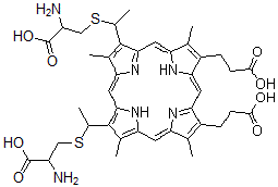 CAS 登录号：635-50-7， 卟啉 C