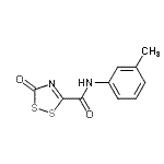 CAS#: 635293-34-4, N-(3-Methylphenyl)-3-oxo-3H-1,2,4-dithiazole-5-carboxamide