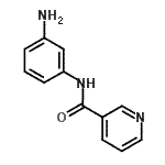 CAS 登录号：63556-12-7， N-(3-氨基苯基)烟酰胺