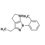 CAS#: 635674-67-8, 3-Ethyl-1-(2-methylphenyl)-1,4,5,6-tetrahydropyrrolo[2,3-c]pyrazole