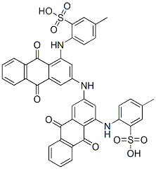 CAS#: 6358-61-8, 2,2'-[Iminobis[(9,10-Dihydro-9,10-Dioxoanthracene-3,1-Diyl)Imino]]Bis[5-Methylbenzenesulfonic Acid]