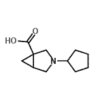 CAS#: 63618-05-3, 3-Cyclopentyl-3-Azabicyclo[3.1.0]Hexane-1-Carboxylic Acid
