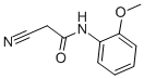 CAS 登录号：63631-09-4， 2-氰基-N-(2-甲氧基-苯基)-乙酰胺