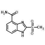 CAS#: 636574-48-6, 2-(Methylsulfonyl)-1H-benzimidazole-4-carboxamide