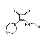 CAS#: 636601-15-5, 3-[(Hydroxymethyl)amino]-4-(4-morpholinyl)-3-cyclobutene-1,2-dione