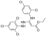 CAS#: 63665-92-9, Ethyl 3-[(2,4-Dichlorophenyl)Amino]-3-[2-(2,4,6-Trichlorophenyl)Hydrazino]Acrylate