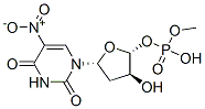CAS 登录号：63689-79-2， [(2R,3S,5R)-3-羟基-5-(5-硝基-2,4-二氧代-嘧啶-1-基)四氢呋喃-2-基]甲氧基膦酸