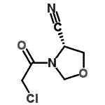 CAS 登录号：637018-78-1， (4R)-3-(氯乙酰基)-1,3-恶唑烷-4-甲腈