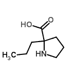 CAS#: 637020-45-2, 2-propylpyrrolidine-2-carboxylic acid