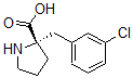 CAS 登录号：637020-82-7， 2-[(3-氯苯基)甲基]-D-脯氨酸