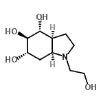 CAS#: 637034-24-3, (3aS,4R,5R,6S,7aS)-1-(2-Hydroxyethyl)octahydro-1H-indole-4,5,6-triol