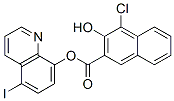 CAS 登录号：63716-62-1， 4-氯-3-羟基-2-萘甲酸 5-碘-8-喹啉基酯