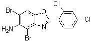 CAS#: 637302-80-8, 4,6-Dibromo-2-(2,4-dichlorophenyl)-1,3-benzoxazol-5-amine