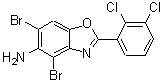 CAS#: 637303-12-9, 4,6-Dibromo-2-(2,3-dichlorophenyl)-1,3-benzoxazol-5-amine