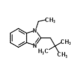 CAS 登录号：637324-35-7， 2-(2,2-二甲基丙基)-1-乙基-1H-苯并咪唑