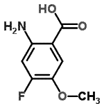 CAS#: 637347-90-1, 2-Amino-4-fluoro-5-methoxybenzoic acid