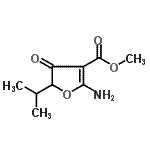 CAS#: 637349-18-9, Methyl 2-amino-5-isopropyl-4-oxo-4,5-dihydro-3-furancarboxylate