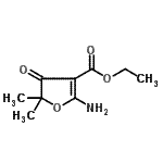 CAS#: 637349-23-6, Ethyl 2-amino-5,5-dimethyl-4-oxo-4,5-dihydro-3-furancarboxylate