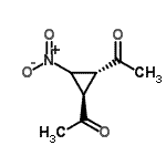 CAS#: 637353-92-5, 1,1'-[(1R,2R)-3-Nitro-1,2-cyclopropanediyl]diethanone