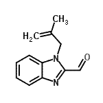 CAS 登录号：638140-91-7， 1-(2-甲基-2-丙烯-1-基)-1H-苯并咪唑-2-甲醛