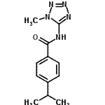 CAS#: 638146-75-5, 4-Isopropyl-N-(1-methyl-1H-tetrazol-5-yl)benzamide