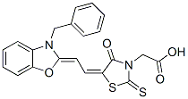 CAS#: 63815-90-7, 5-[(3-Benzylbenzoxazol-2(3H)-Ylidene)Ethylidene]-4-Oxo-2-Thioxothiazolidin-3-Acetic Acid