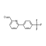 CAS#: 638214-10-5, 6-[4-(Trifluoromethyl)phenyl]-2-pyridinecarbaldehyde