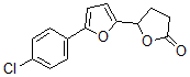 CAS#: 63825-14-9, 5-(5-(4-Chlorophenyl-2-Furanyl))Dihydro-2(3H)-Furanone