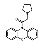 CAS 登录号：63834-19-5， 1-(10H-吩噻嗪-10-基)-2-(1-吡咯烷基)乙酮