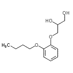 CAS#: 63834-61-7, 3-(2-Butoxyphenoxy)-1,2-Propanediol