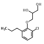 CAS#: 63834-71-9, 3-(2-Chloro-6-Propylphenoxy)-1,2-Propanediol