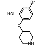 CAS#: 63843-58-3, 4-(4-Bromophenoxy)Piperidine Hydrochloride (1:1)