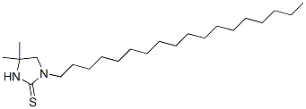 CAS 登录号：63869-16-9， 4,4-二甲基-1-十八烷基-2-咪唑烷硫酮