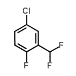 CAS#: 63878-72-8, 4-Chloro-2-(difluoromethyl)-1-fluorobenzene