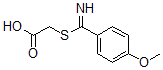 CAS 登录号：63906-34-3， 2-[(alpha-亚氨基-4-甲氧基苄基)硫代]乙酸