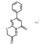 CAS#: 63906-47-8, Sodium [(4-oxo-6-phenyl-1,4-dihydro-2-pyrimidinyl)sulfanyl]acetate