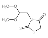CAS 登录号：63909-89-7， 3-(2,2-二甲氧基乙基)-2-巯基-噻唑烷-4-酮