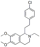 CAS 登录号：63937-76-8， 1-(4-氯苯乙基)-6,7-二甲氧基-2-乙基-1,2,3,4-四氢异喹啉
