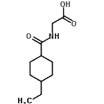 CAS 登录号：639463-76-6， N-[(4-乙基环己基)羰基]甘氨酸
