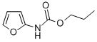 CAS 登录号：63956-91-2， 2-呋喃基氨基甲酸正丙基酯