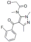 CAS#: 63960-71-4, 2-Chloro-N-[4-(2-Fluorobenzoyl)-1,3-Dimethyl-1H-Pyrazol-5-Yl]-N-Methylacetamide