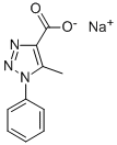 CAS 登录号：63979-28-2， 5-甲基-1-苯基-1H-1,2,3-三唑-4-羧酸钠盐