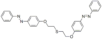 CAS 登录号：63979-96-4， 二[2-(4-苯基偶氮苯氧基)乙基]硫醚
