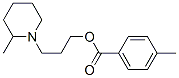 CAS 登录号：63980-11-0， 3-(2-甲基哌啶基)丙基对甲苯甲酸酯