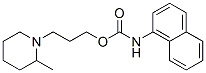 CAS 登录号：63982-21-8， N-(1-萘基)氨基甲酸 3-(2-甲基哌啶基)丙基酯