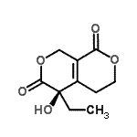 CAS#: 639858-14-3, (5R)-5-Ethyl-5-hydroxy-3,4,5,8-tetrahydro-1H,6H-pyrano[3,4-c]pyran-1,6-dione