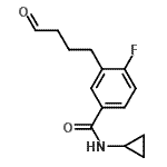 CAS#: 639858-65-4, N-Cyclopropyl-4-fluoro-3-(4-oxobutyl)benzamide
