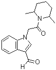 CAS#: 640260-00-0, 1-[2-(2,6-Dimethyl-1-piperidinyl)-2-oxoethyl]-1H-indole-3-carbaldehyde
