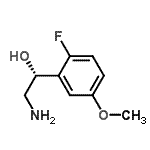 CAS 登录号：640292-84-8， (1R)-2-氨基-1-(2-氟-5-甲氧基苯基)乙醇